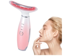 Massageador Facial Bestvite 3 Modos Microcorrente Face Lift Remoção De Rugas No Pescoço Anti Envelhecimento Rosa