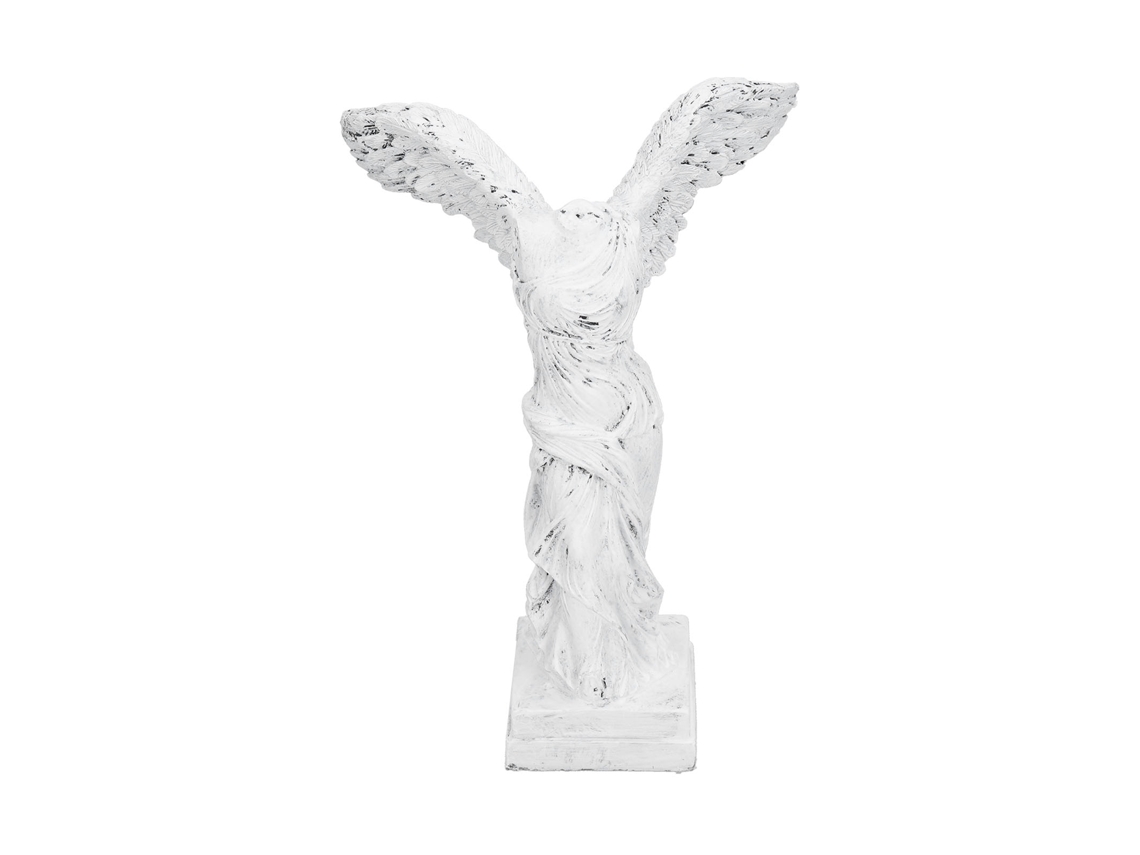 Laxiscreed Escultura De Resina Antiderrapante Para Decoração De Casa E Escritório Bs1055 Médio Branco
