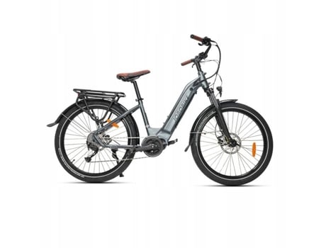 Quadro De Bicicleta Elétrica Jobobike Lyon Roda De 16,5 Polegadas 26 Cinza 36v 14ah 25km/h 90km