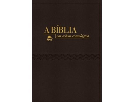 Livro Bíblia Nvi Em Ordem Cronológica - Capa Luxo Preta de Edward Reese (Português)