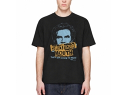 Rockinstone Step Brothers Movie Shut Your Mouth Black Adult T-shirt Size:m