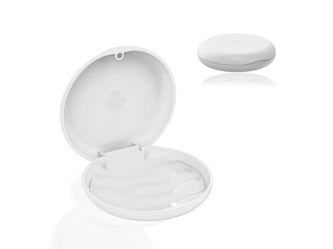 Estojo Fino Para Alinhador Com Textura Antiderrapante, Suporte De Retenção Com Fecho Magnético Para Protetores Noturnos Invisalign, Estojo Para Protet