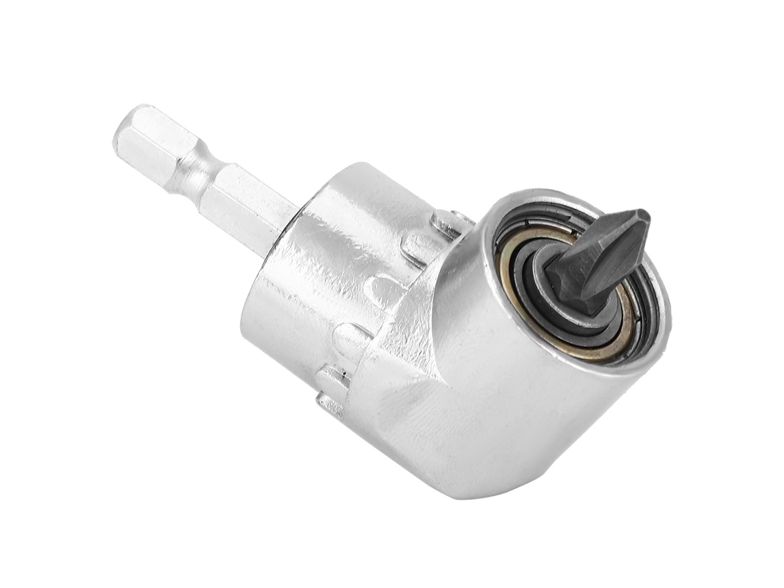Adaptador De Parafuso Para Furadeira Elétrica De 105 Graus Com Hexagonal De 1/4 Polegada E 10 Brocas