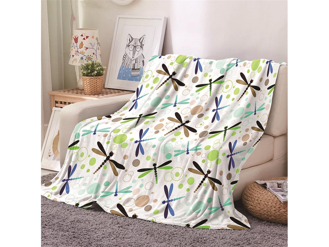 Manta de Flanela Fansu Estampa 3d Quente e Macia Microfibra Ideal para o Inverno Perfeita Cama Ou Sofá Adequad