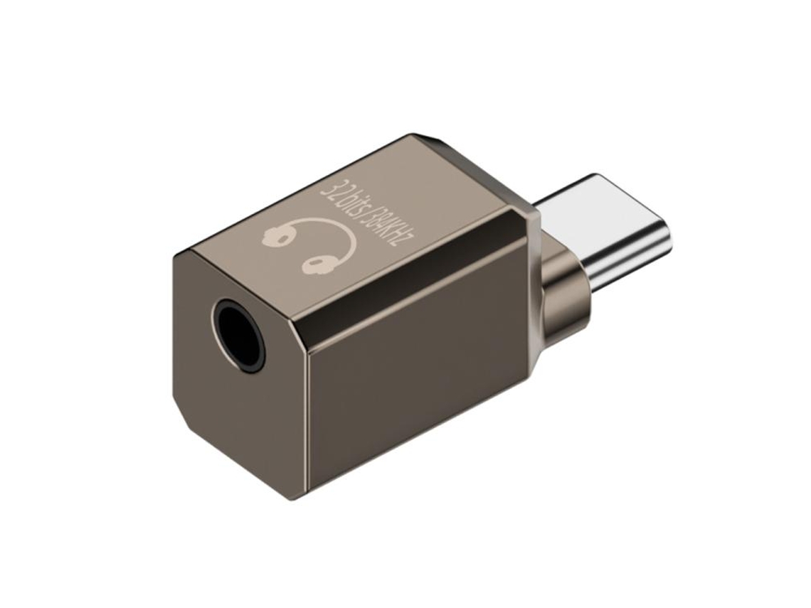 Adaptador Conversor Áudio Digital Halinuia Tipo-c Para Jack 3,5mm, Decodificação Áudio Hifi