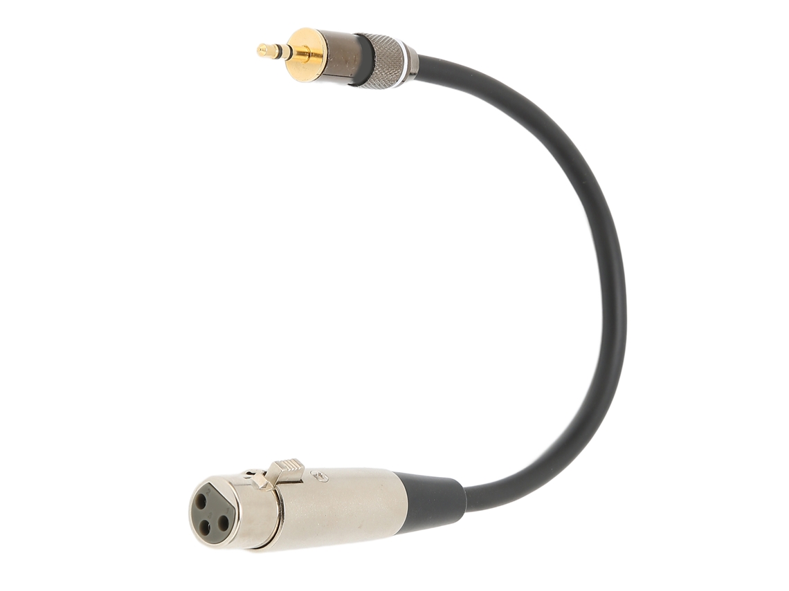 Cabo de Áudio EOOCOO (conexão de Microfone Macho 3.5mm para Fêmea Xlr)