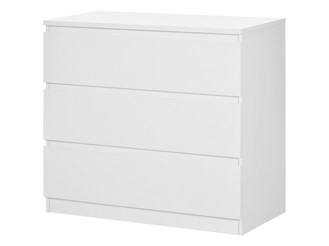 Cômoda 80x39x73h 3 Gavetas Quarto