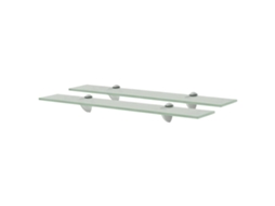 Floating Shelf, Floating Shelves Vidaxl Transparente Vidro (60 X 20 Cm)