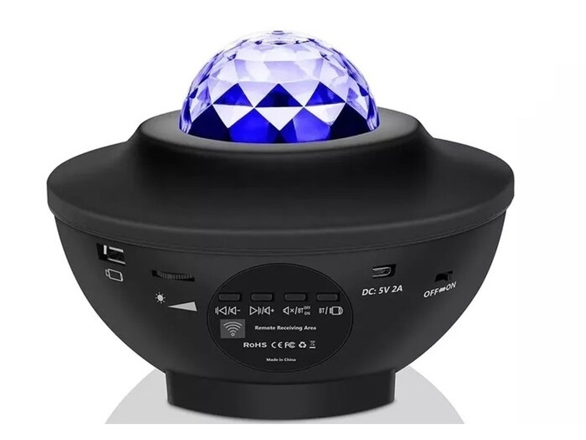 Projetor de Céu Estrelado Led com Galáxia, Luz Noturna AQUAFORGE