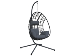 Hanging Egg Chair, Hanging Egg Chairs Vidaxl Antracite Vime (n/a)