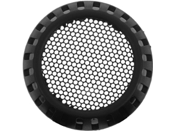 Filtro traseiro Tampa em nylon preto para secador de cabelo elétrico