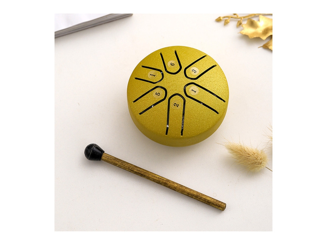 Mini Tambor de 3 Air Spirit Dourado