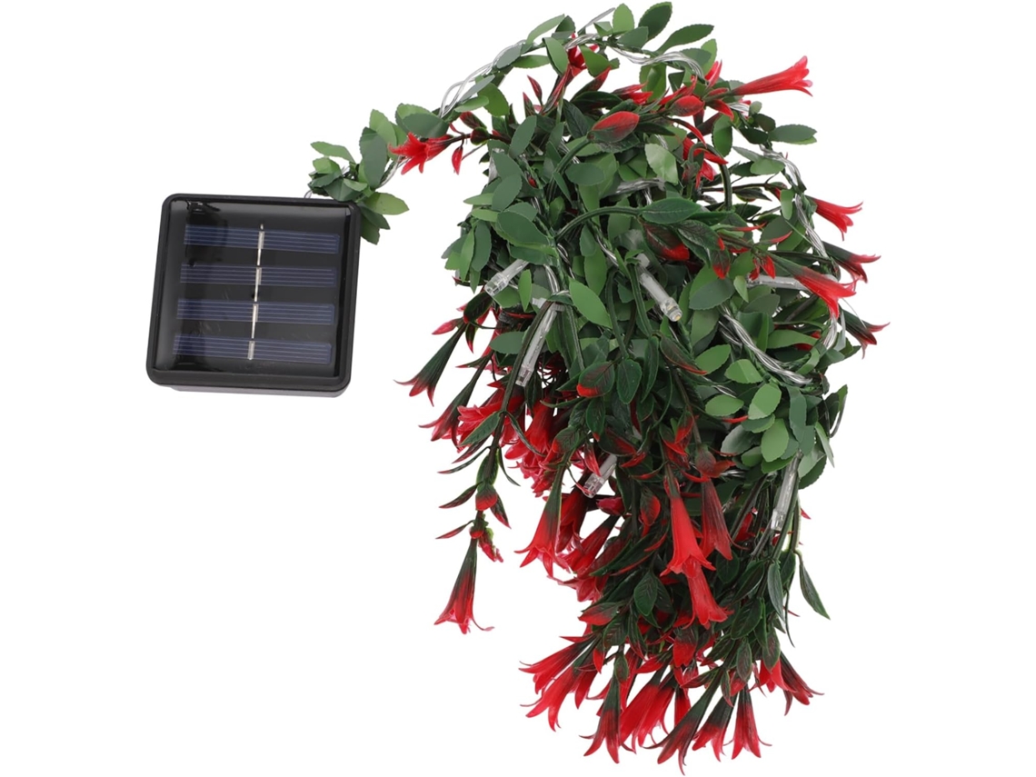 Luminária De Jardim Em Formato De Flor Com Led, Múltiplos Modos De Iluminação E Design Elegante.