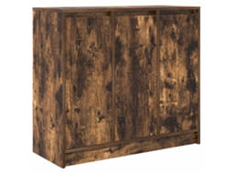 Aparador Derivados de Madeira Carvalho Fumado MAISON EXCLUSIVE (85x34x76 cm)