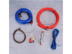 Kit de Cabo Amplificador de Potência Hurrise 10Ga Amplificador de Potência Subwoofer Alto-Falantes de Áudio