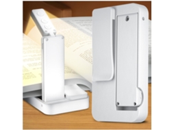Luminária De Leitura Dobrável, Com 3 Cores E Intensidade Continuamente Variável Para Leitura Noturna, Bateria De 700mah