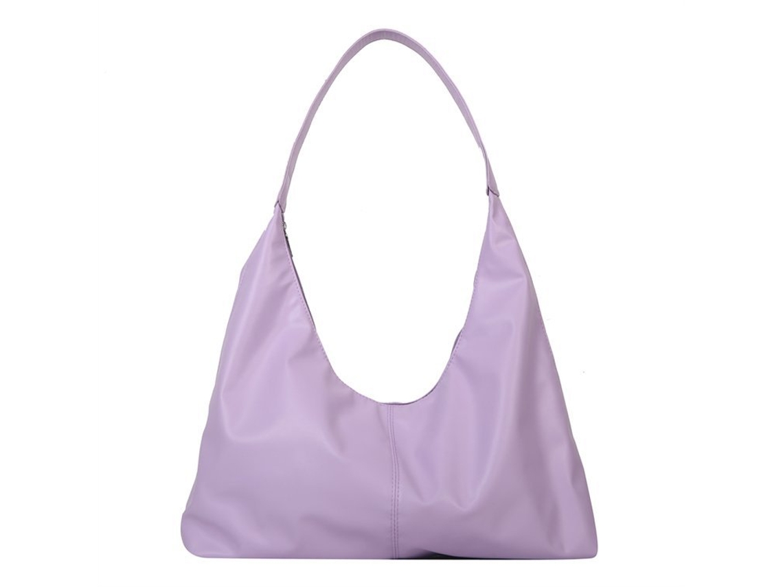 Bolsa Simples, Bolsa De Couro Pu Macio De Cor Sólida, Bolsa De Ombro Versátil, Adequada Para Meninas Roxas SUNNY SPACES