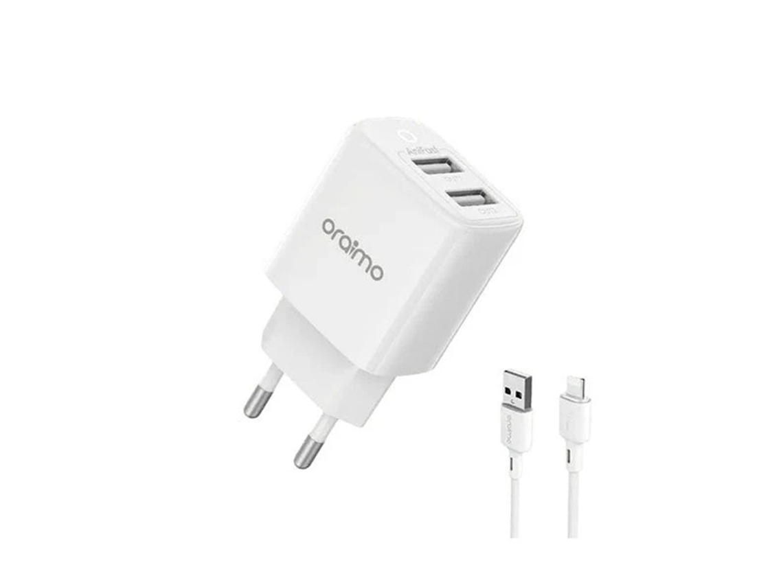 Conjunto de Carregador de Parede EOOCOO (2 Portas U, Potência de 12w)