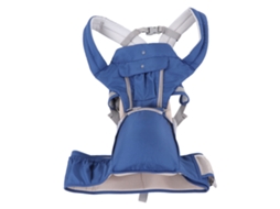 Mali porte bebê com Banco Lombar Ergonômico Respirável Multifuncional para Bebê e Criança Azul
