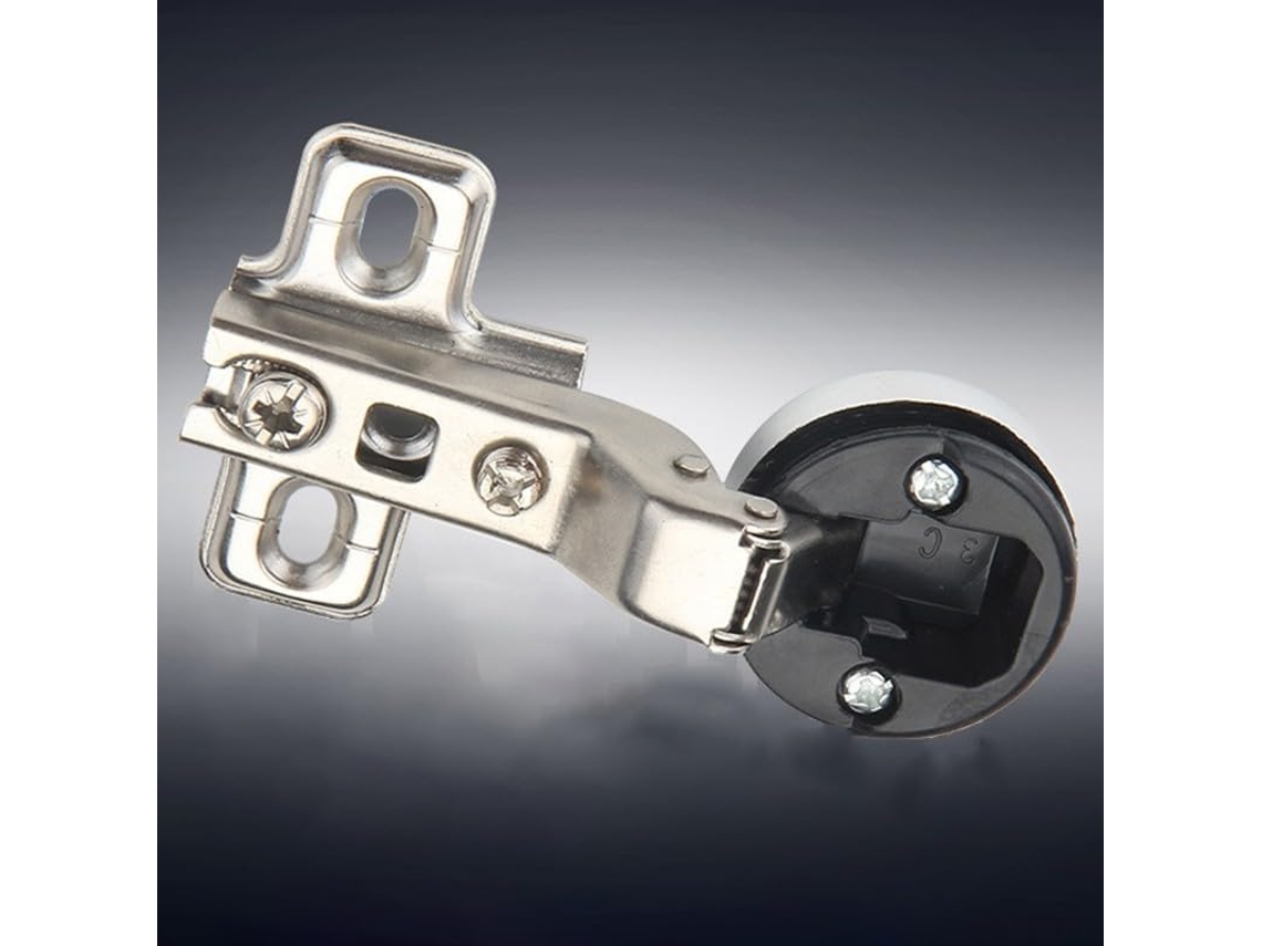 2 Dobradiças Para Armário De Vidro Com Acessórios, Ferragens Para Móveis De Guarda Roupa, Aço Laminado A Frio