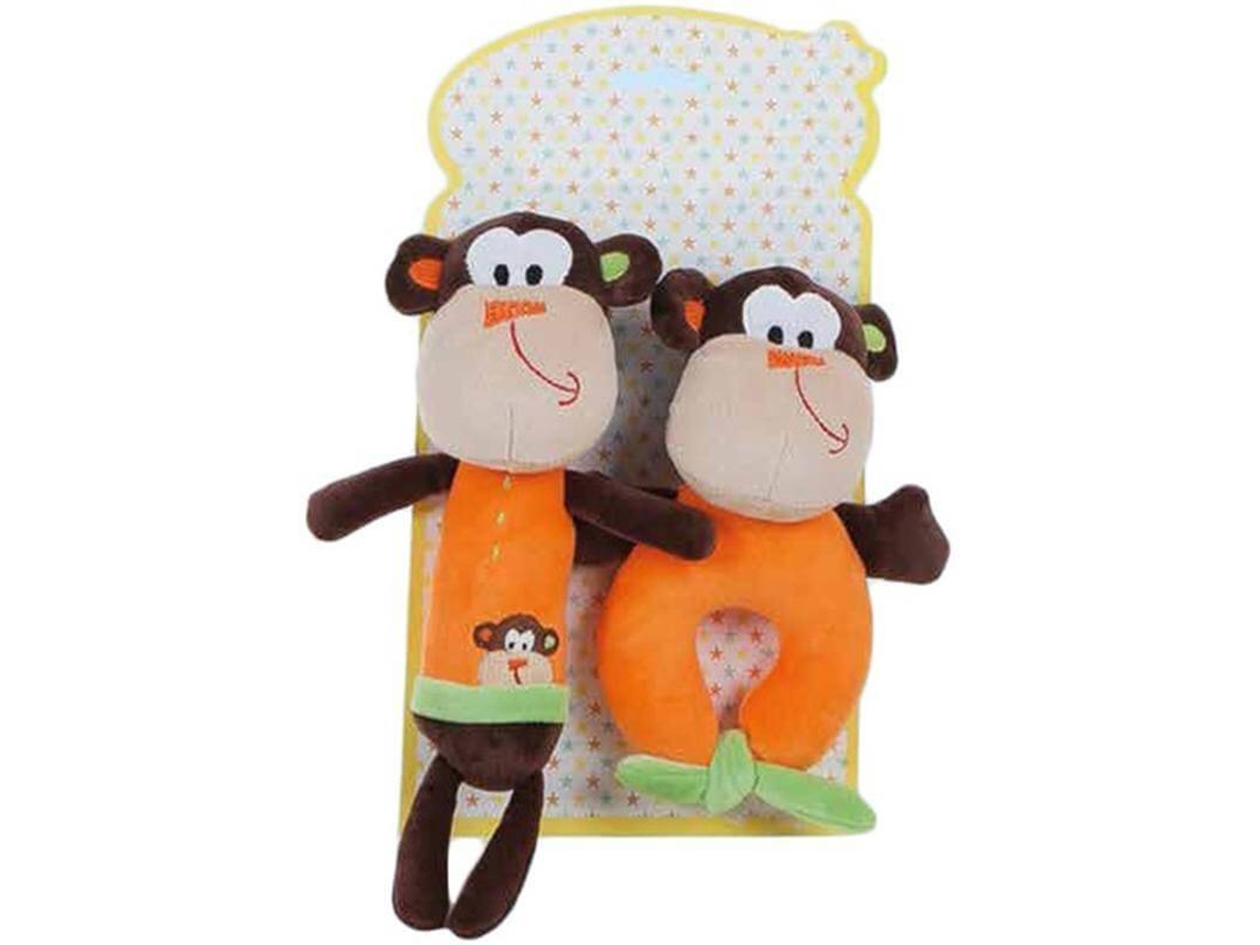 Set DISFRAZZES de Macaco com Apito e Chocalho (18 x 25 cm)