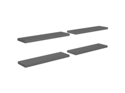 Wall Shelf, Wall Shelves Vidaxl Cinzeto Mdf (90 X 23.5 X 3.8 Cm)