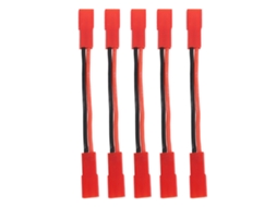 5pcs Conector Jst Fêmea Para Fêmea 22awg 5cm Cabo Adaptador Conversão Motor Esc Para Carro Rc Acessórios