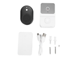 Timbre Inteligente Wifi Com Câmera Hd 1080p, Detecção De Movimento Ai, Visão Noturna, 2.4g, Interno E Externo