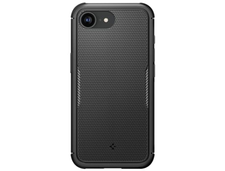 Capa Magsafe Cantos Reforçados Para Iphone 16 Spigen Sgp Silicone Preto
