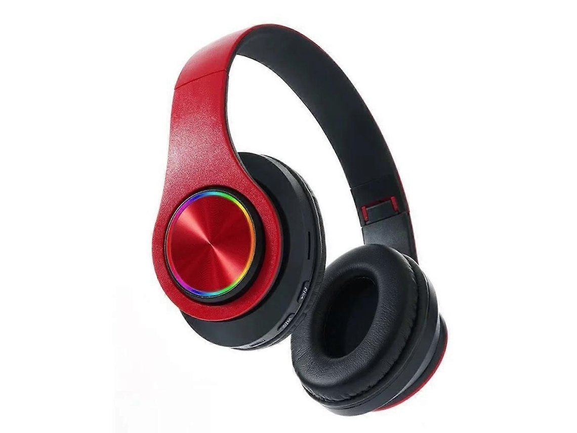Fones de Ouvido Bluetooth com Luzes LED Vermelha X/TAISHENGDA