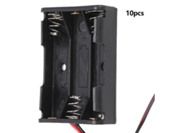 Laxiscreed Porta-baterias Aaa Com Fios De Plástico Para Armazenamento Seguro E Fácil