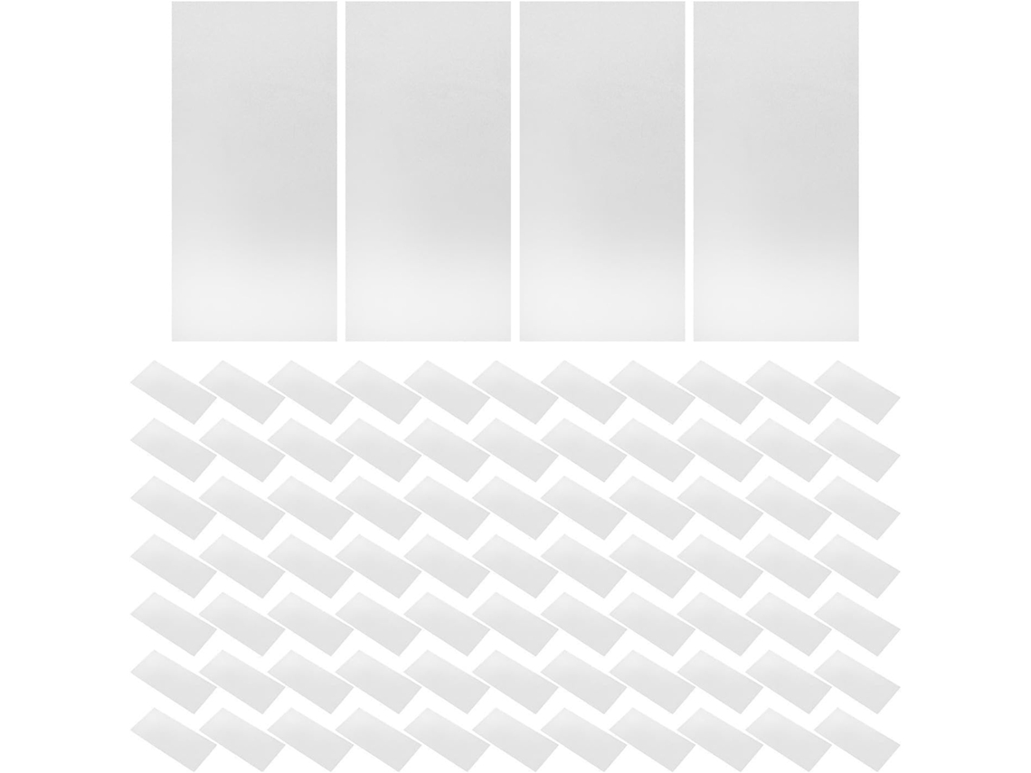 100 Lâminas De Vidro Ultrafinas Para Microscópio, Compatíveis Com O Modelo Minimizing.