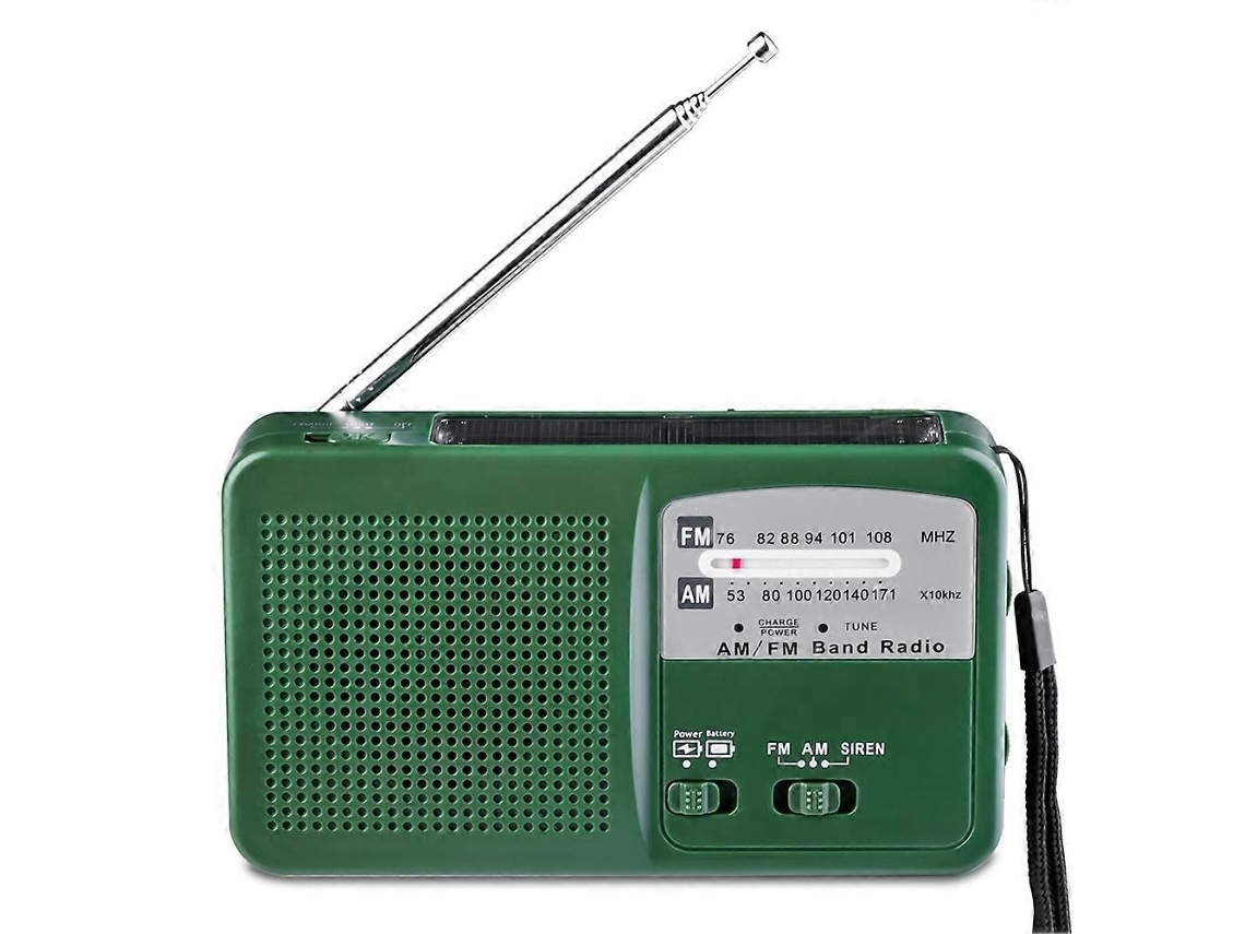Rádio de Emergência Solar com Manivela GOKOCO