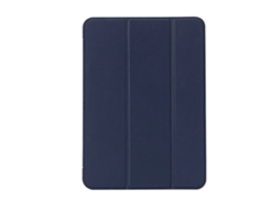 Capa Decodificada para iPad Air 13 Polegadas 2025 com Suporte Funcional e Tampa Tripla Magnética Azul Marinho
