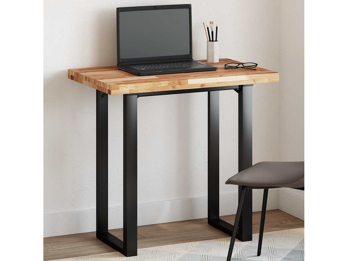 Tampo De Mesa | Tampo De Secretária | Superfície Da Mesa Retangular 100x50x4 Cm Madeira De Acácia Maciça