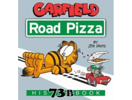 Livro Garfield Road Pizza de Jim Davis (Inglês)