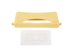 Suporte de Parede para Basquete, Econômico e Expandível para Futebol e Vôlei, Amarelo com MARCA