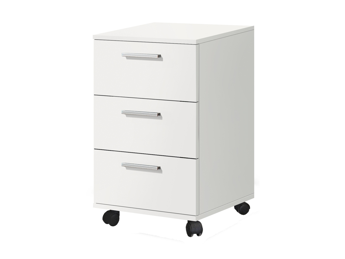 Cômoda 3 Gavetas 68X42X35 Branco VENPRODIN