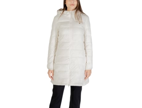 Kispo De Mulher Guess Active Jackets Down New Aleta Long Sour Bege (xl)