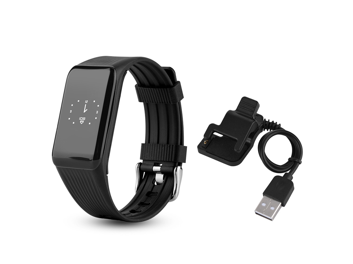 Pulseira Inteligente EOOCOO (Frequência Cardíaca, Conexão Bluetooth)
