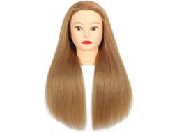 Cabeça de boneca com cabelo humano verdadeiro SFUSHOS