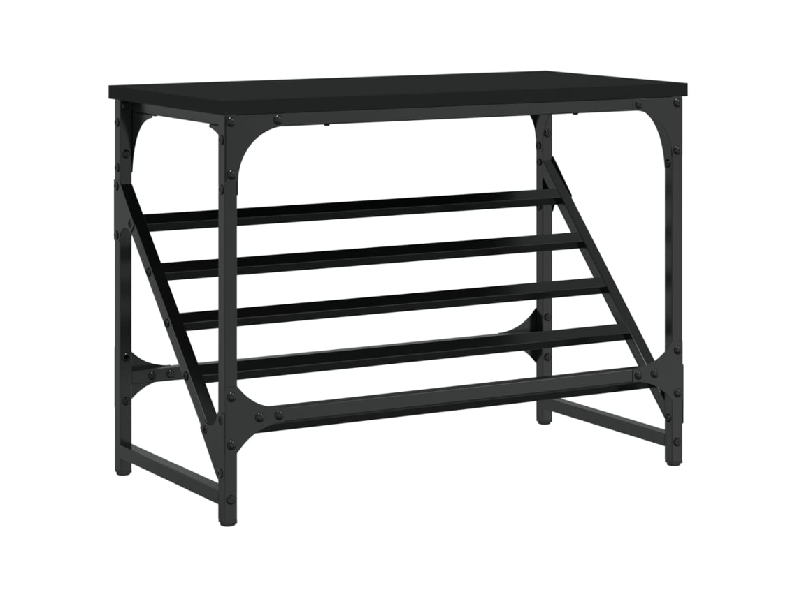 Shoe Rack, Shoe Racks Vidaxl Preto Madeira Processada (n/a)