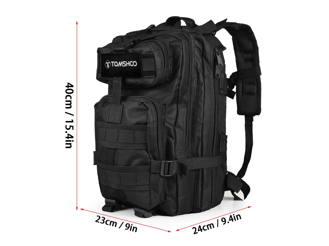 Business mochila Tática Outdoor Tomshoo Molle Assault Pack para Camping Hiking Caceria Mochila de Ombro