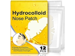 12 Unidades de Adesivos Hidrocoloides para o Nariz, para Remover Cravos, Espinhas, Oleosidade e Poros. Adesivos para Limpeza de Poros. TAISHENGDA