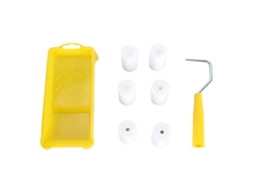 Conjunto de pequeno rolo de pintura Primerox com bandeja, ferramentas DIY, para decoração | S/MARCA
