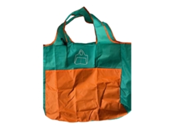 Sacola de Compras Dobrável, Reutilizável, para Viagens e Compras em Geral, com Costura Reforçada, Alças Resistentes e Grande Capacidade. GOKOCO