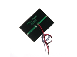 Painel Solar de 3v 0, 3w com Placa Adesiva para Montagem de Painel Solar, com Cabo Incluso, 65* 48mm BRILVIBERA