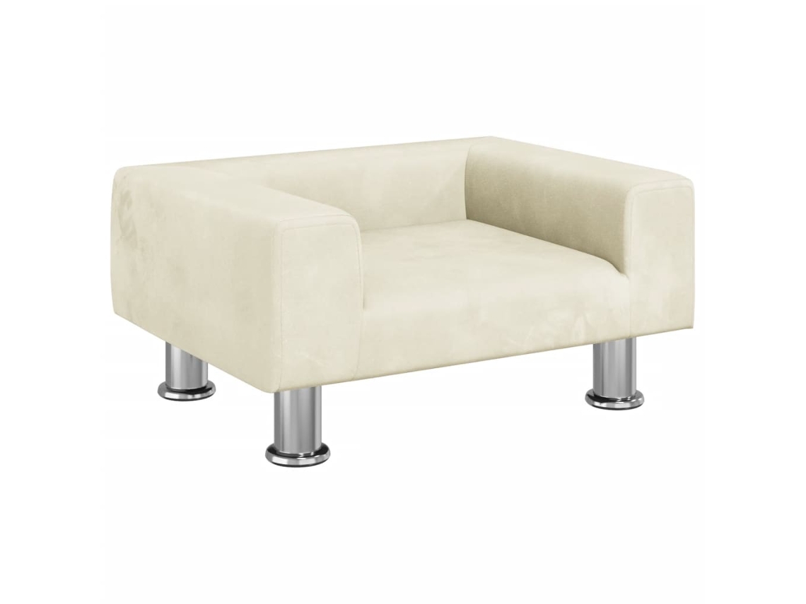 Kids Sofa, Kids Sofas Vidaxl Creme Veludo (50 X 40 X 26.5 Cm)
