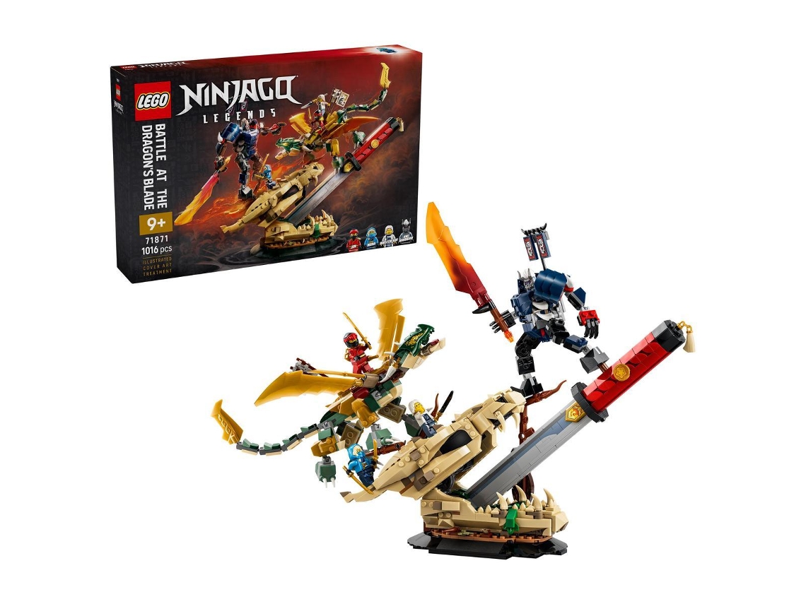 Lego® 71871 Ninjago Batalha na Espada do Dragão - Figuras de Dragão e Robô