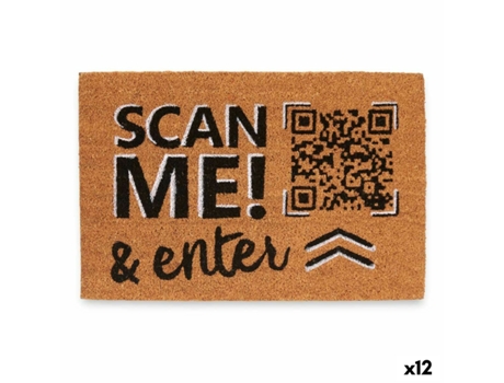 Tapete Scan Me! Natural 60 x 1 x 40 cm (12 Unidades)